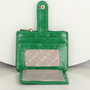 Zoozie Bags Billetera de Cuero Verde con Soporte para Tarjetas